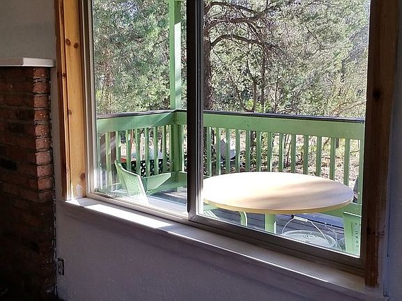 Out the front window