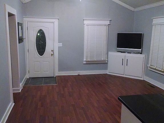 Entry way and living room
