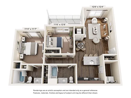 Floor plan The Crossing