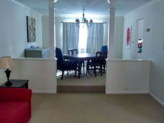 Living room to dining room