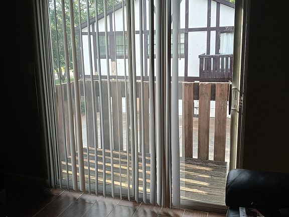 View from Living room before house was painted