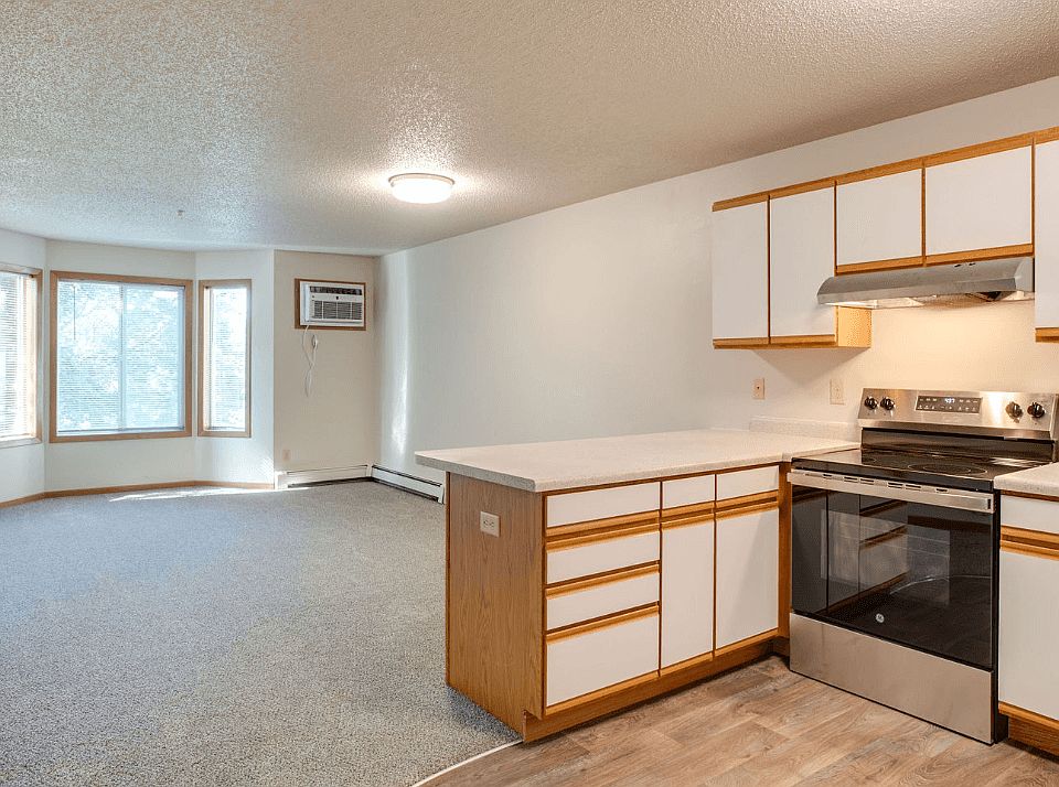 Kitchen with stainless steel appliances