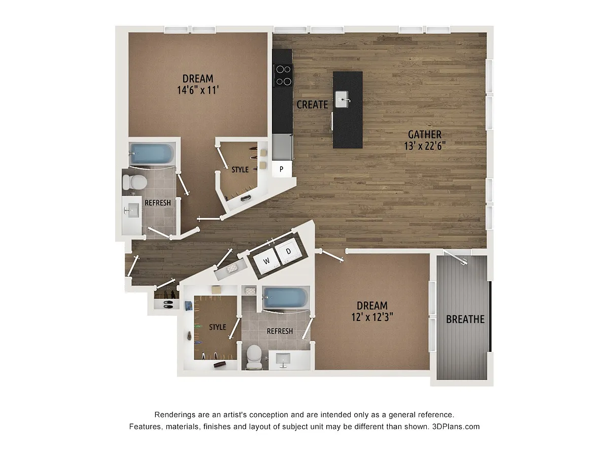 Floor plan D7