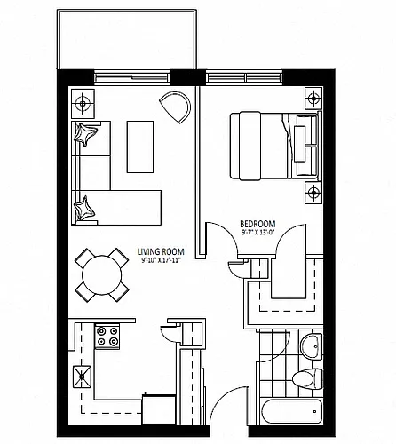 Floor plan 307