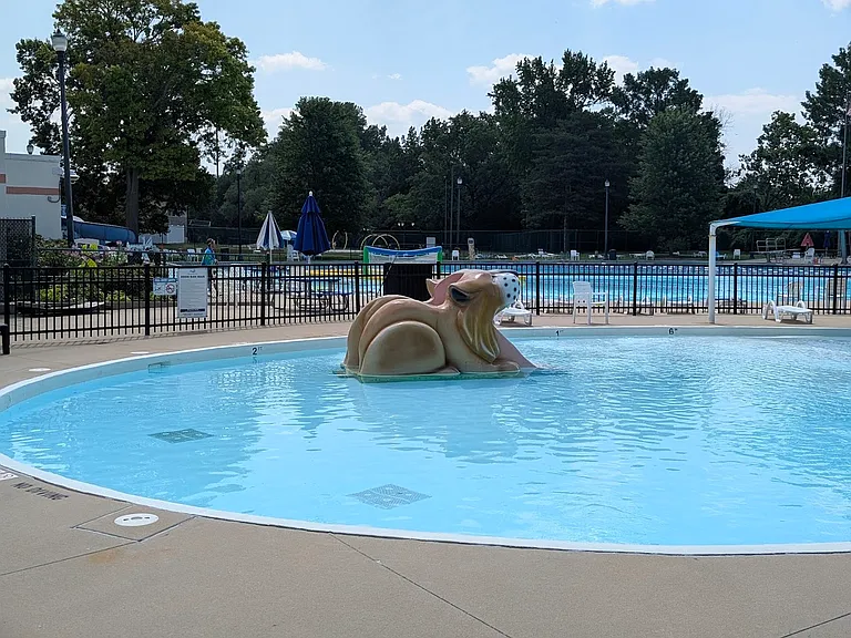 Heman Park Pool less than .5 mile away.