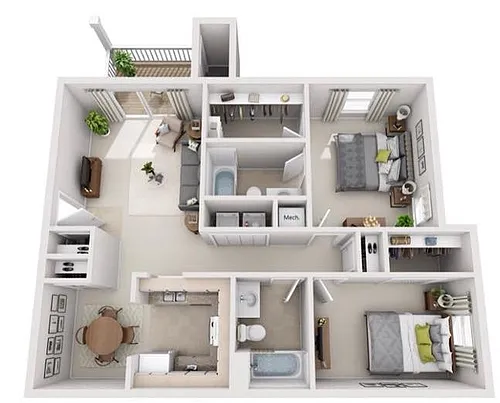 Floor plan C1R
