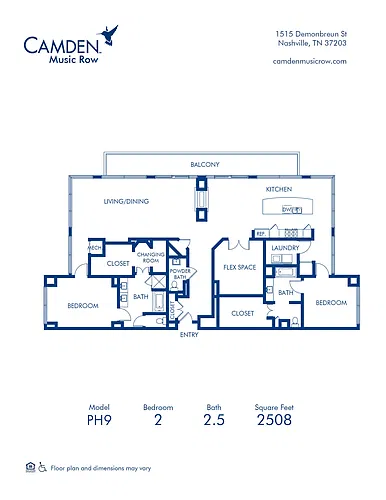 Floor plan PH9