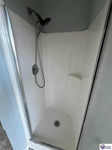 Laundry room shower.