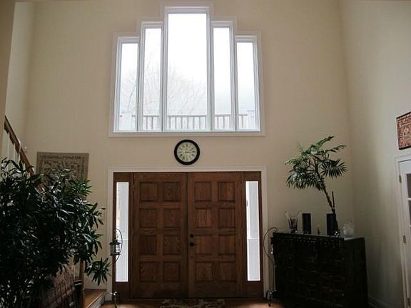 Cathedral ceilings in foyer