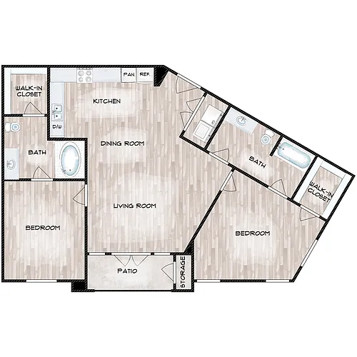 Floor plan B2