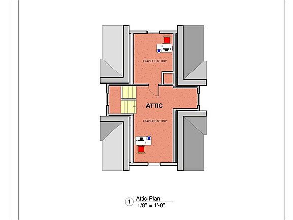 538Walnut Finished Attic Floor Plan