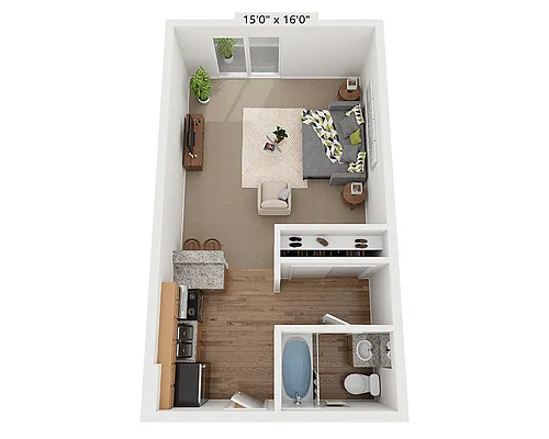 Floor plan Plan E1