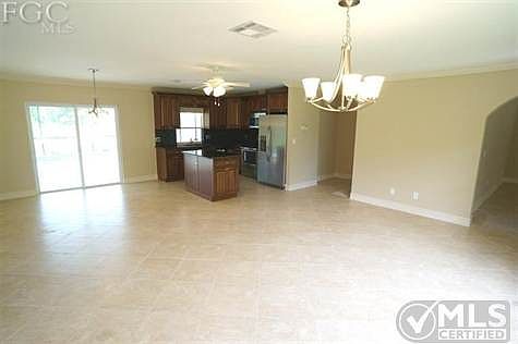 Large area for entertaining and close to the pool and lanai..
