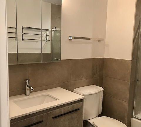Renovated bathroom