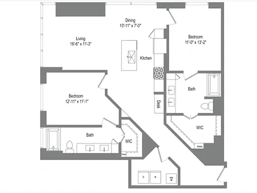 Floor plan B5B