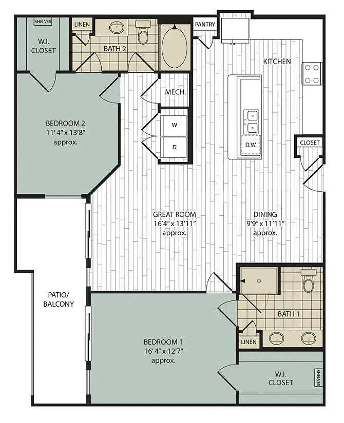 Floor plan B3