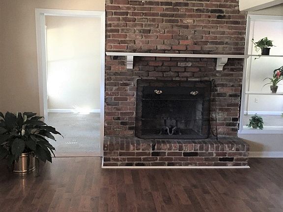 Traditional fireplace 
