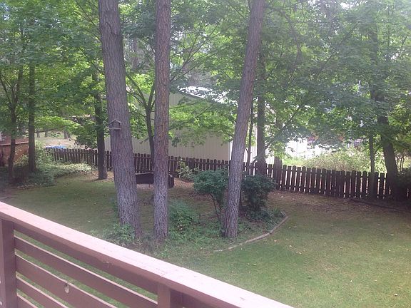 Mature treed backyard