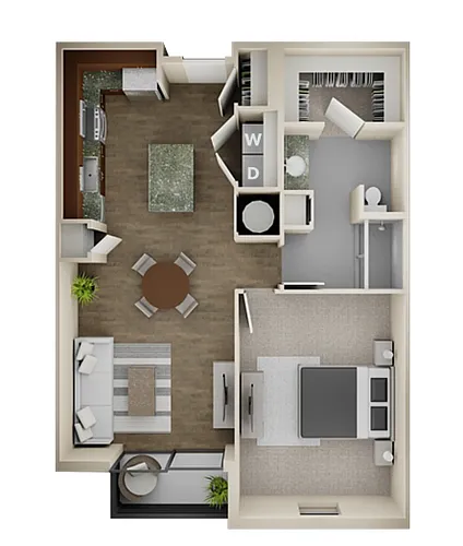 Floor plan A1 - B