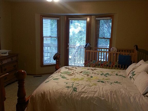 master bedroom walk out to deck