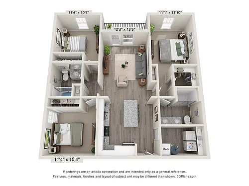 Floor plan C1
