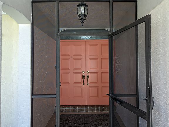 Screened Front Entrance