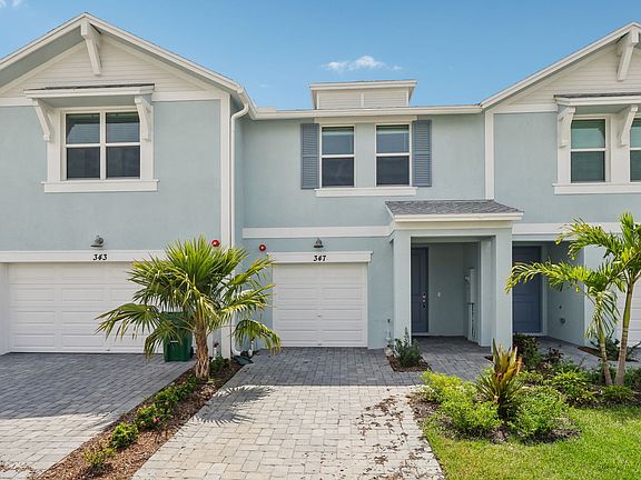 Exterior of the Pompano floorplan at 347 Salisbury Circle