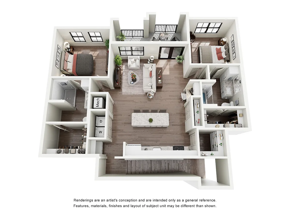 Floor plan B2A