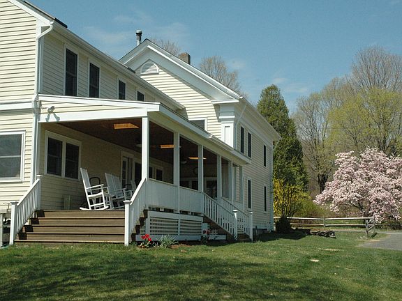 Back of porch