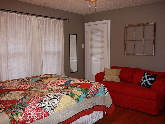 Master bedroom with walk-in closet