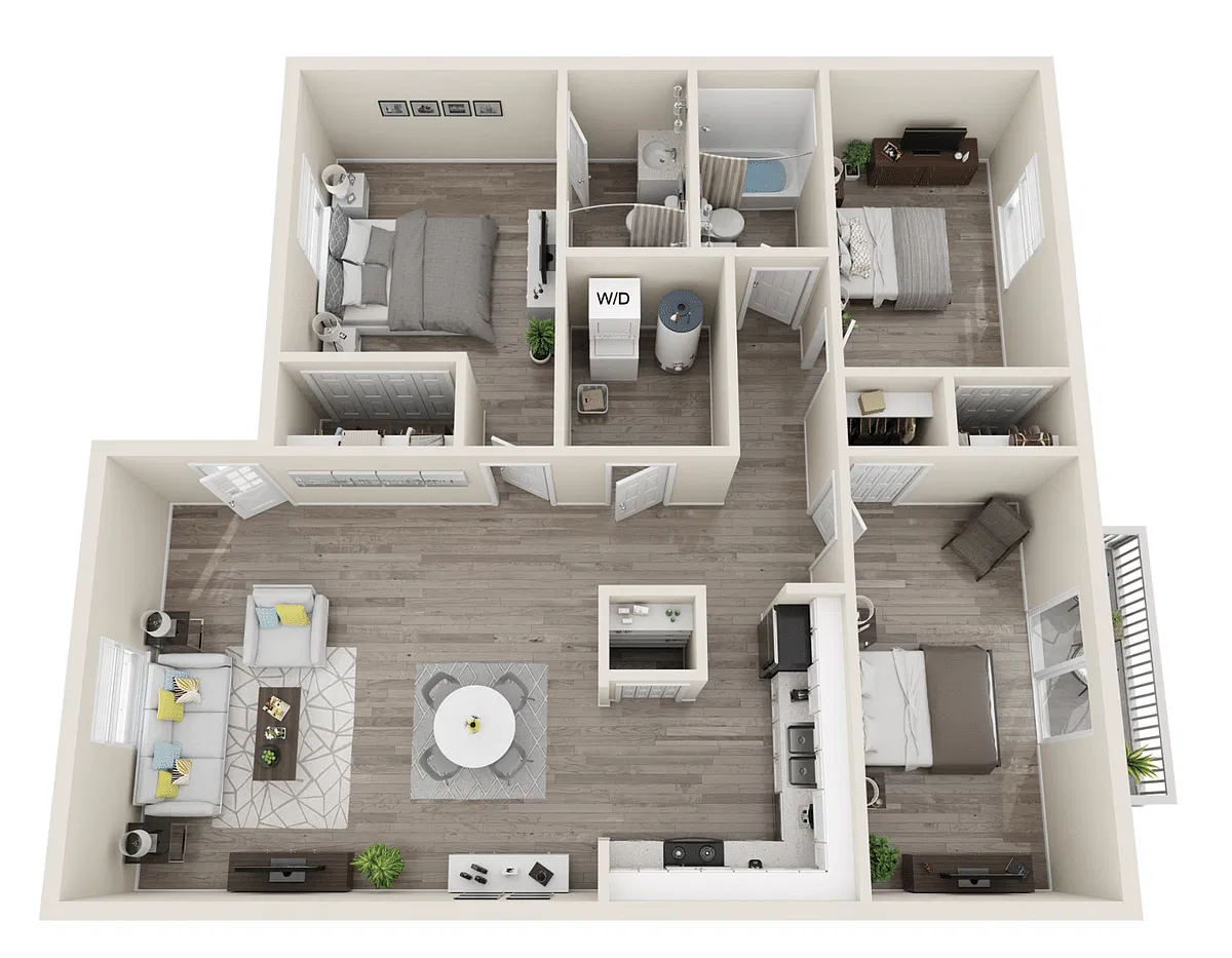 Floor plan 3x2 Premium
