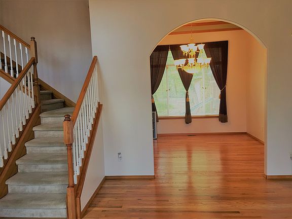 Archway into formal dining