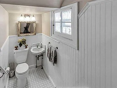 1st floor half bath