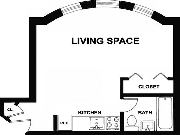 2nd image of 102 W 80th St APT 63