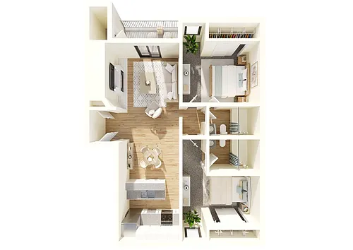 Floor plan B3