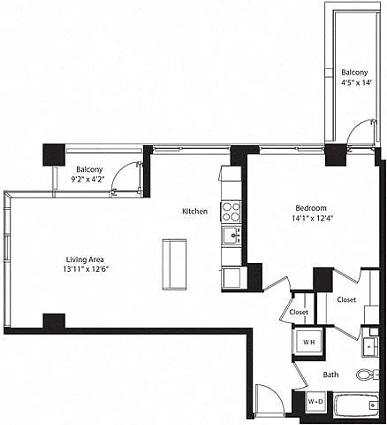 Floor plan 1V