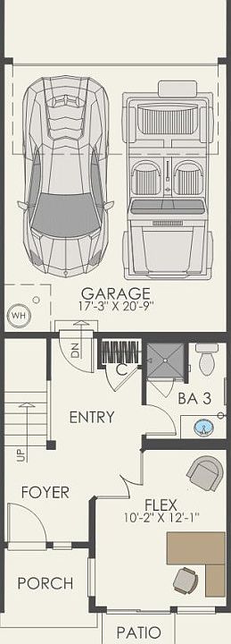First Floor 2 br 3.5 ba