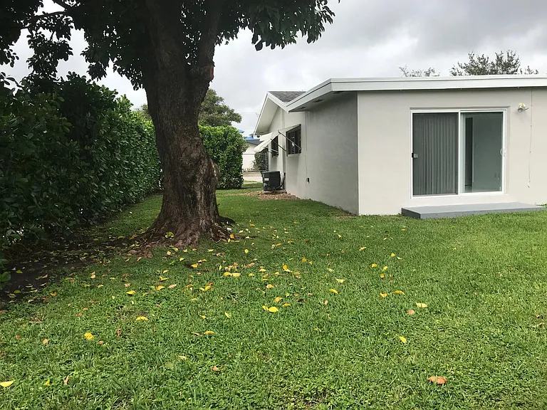 Another view of the private side yard.