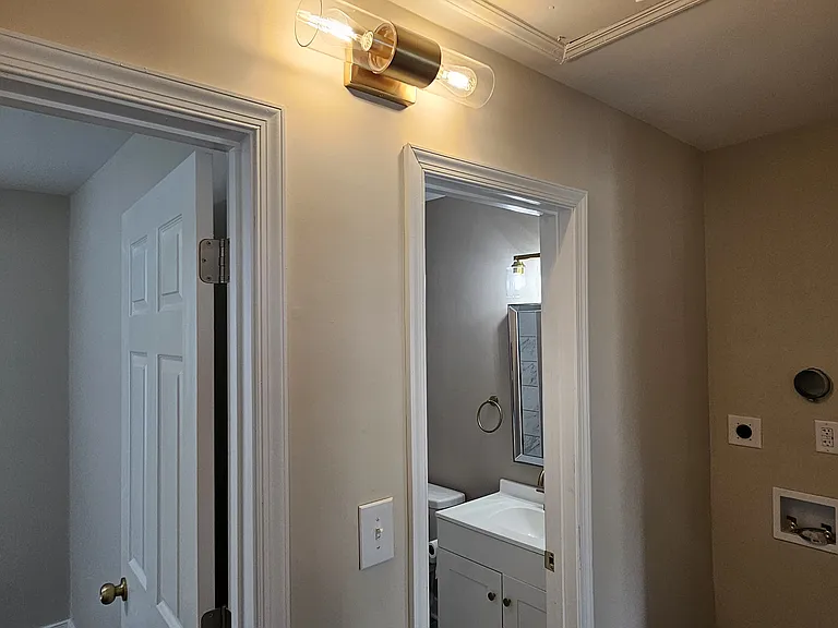 Hallway and dedicated laundry area (washer and dryer will be included)