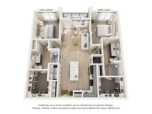 Floor plan B1