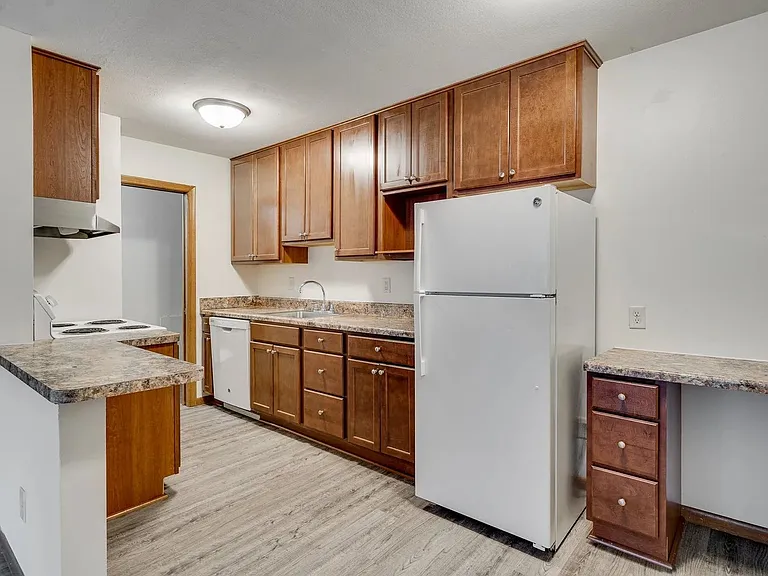 Elevate your lifestyle at Central Lakes of Uptown, where modern amenities meet stylish living. This spacious kitchen features sleek finishes and ample storage for all your culinary creations. Don't waitschedule your tour today!