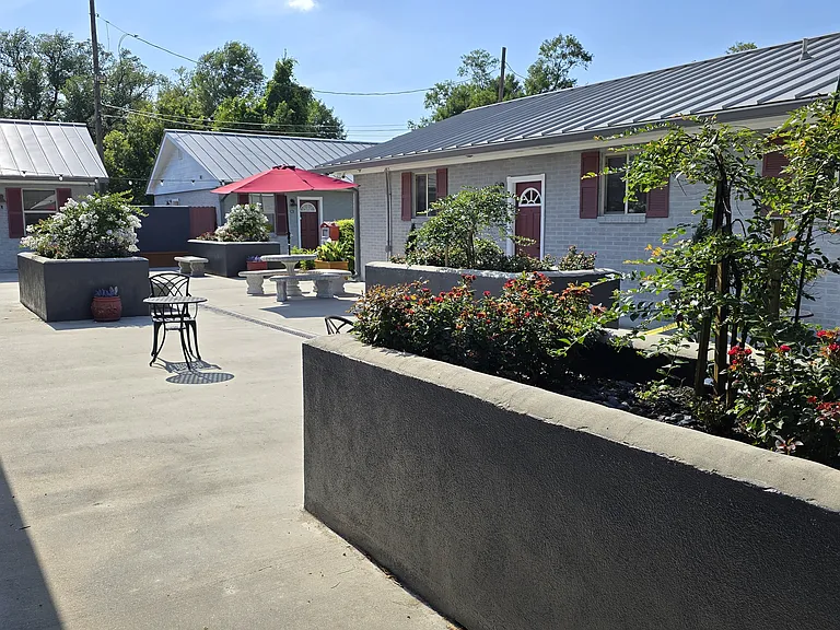 Community courtyard.