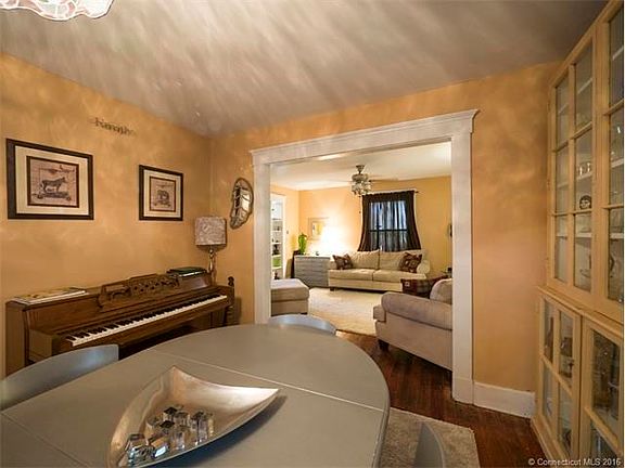 Dining room opens to the living room for a nice flow