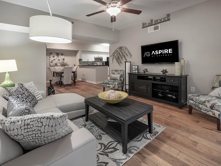 Model Living Room | Aspire at Gateway