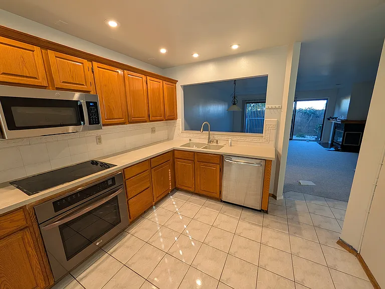 kitchen looking towards family room