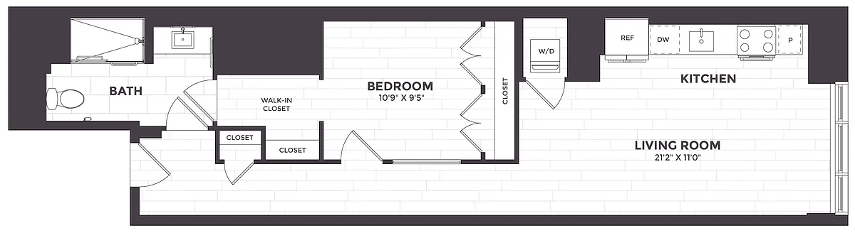 Floor plan 1 Bed/1 Bath-04