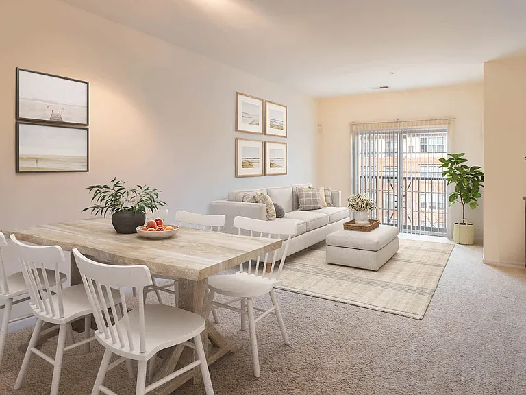Living Room with Hard Surface Flooring