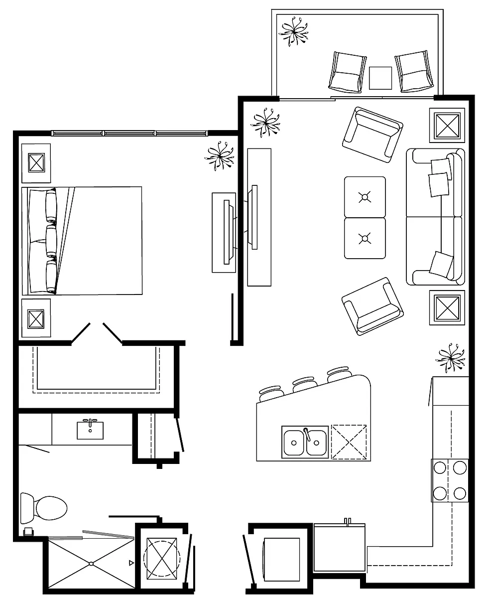 Floor plan B3