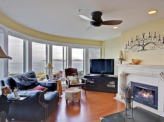View of Olymic Mountains & Puget Sound from living room