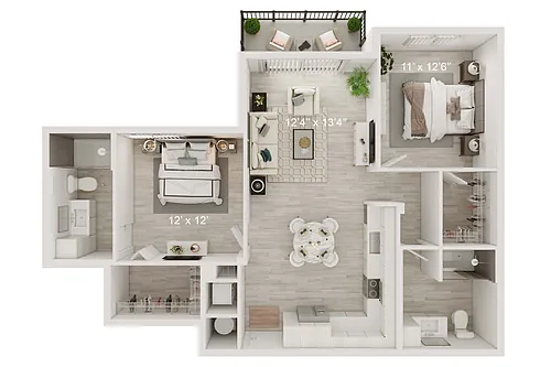 Floor plan Beacon